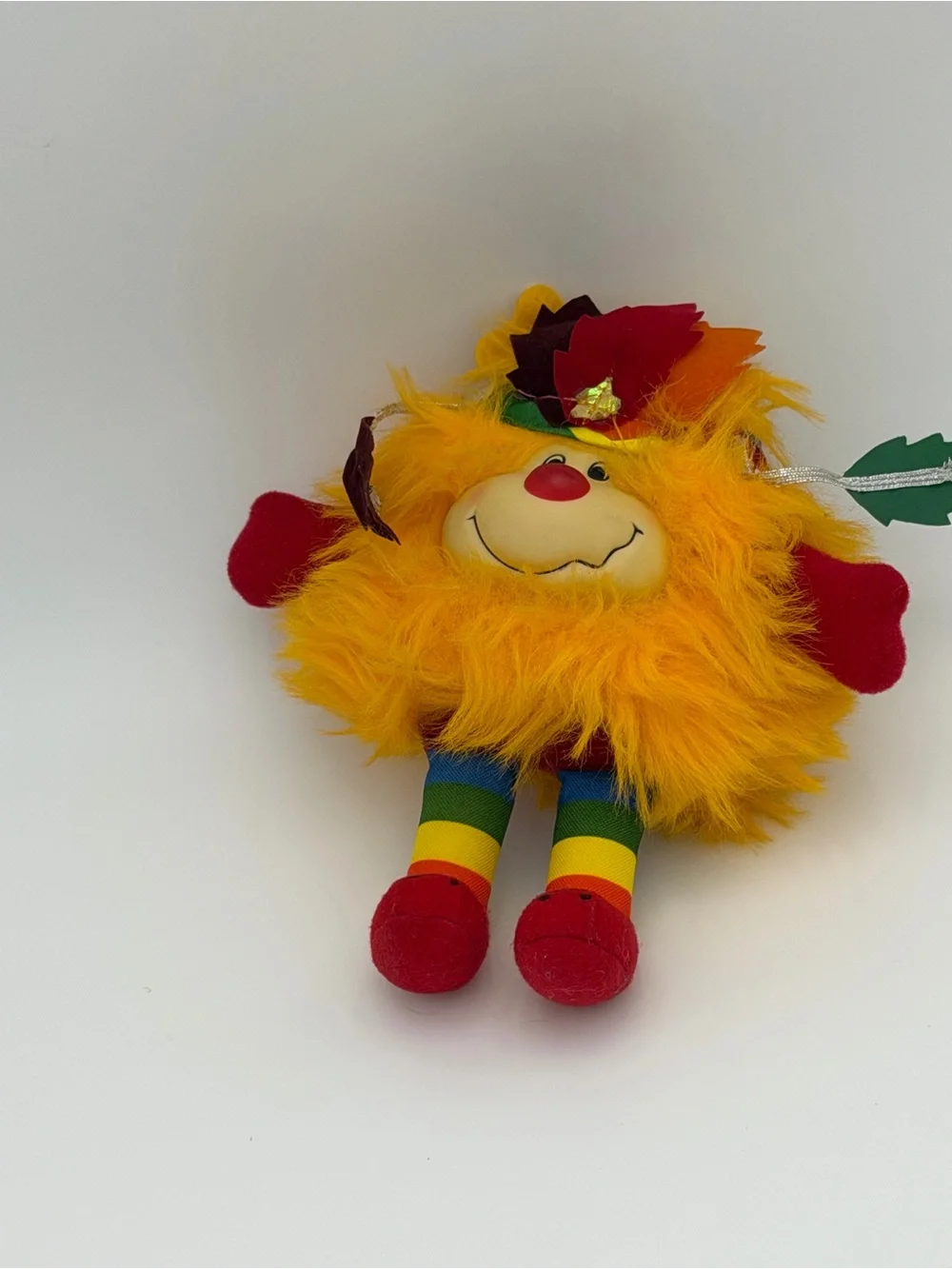 1984 Mattel Hallmark Rainbow Brite Hatful Leaf Plush Spark Sprite Doll 7
